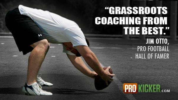 Pro Football Hall of Fame member Jim Otto recommends Ray Guy Prokicker.com KIcking / Long Snapping Camps